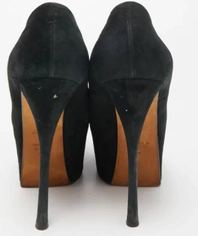 Giuseppe Zanotti Pre-owned Suede heels Black Dames