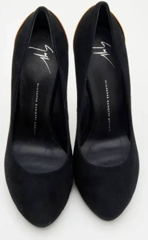 Giuseppe Zanotti Pre-owned Suede heels Black Dames