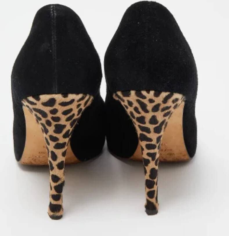 Giuseppe Zanotti Pre-owned Suede heels Black Dames