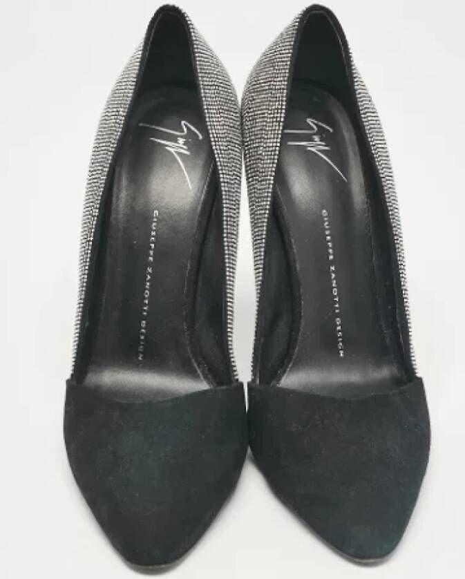 Giuseppe Zanotti Pre-owned Suede heels Black Dames