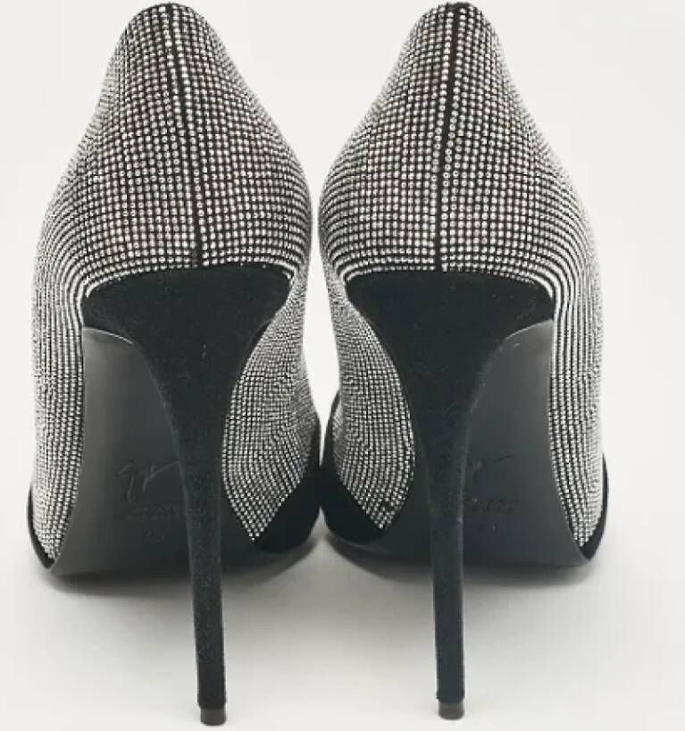 Giuseppe Zanotti Pre-owned Suede heels Black Dames