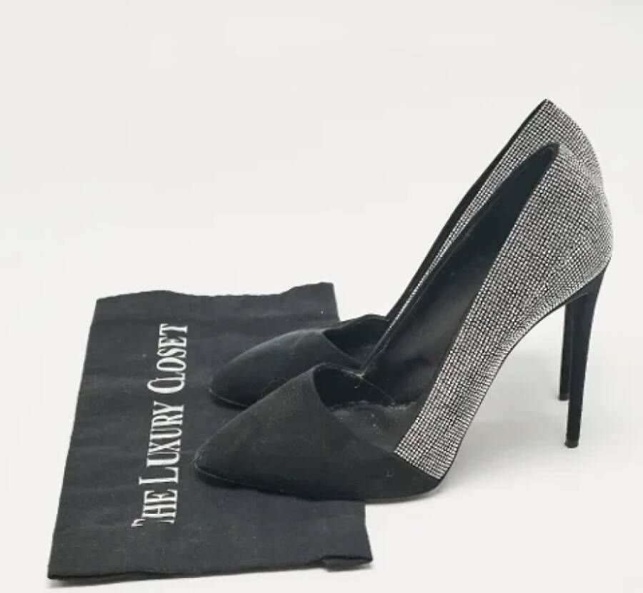 Giuseppe Zanotti Pre-owned Suede heels Black Dames