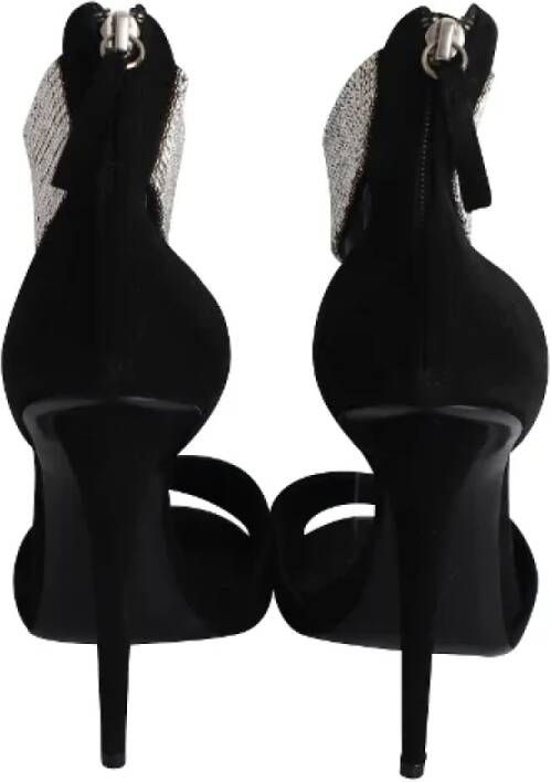 Giuseppe Zanotti Pre-owned Suede heels Black Dames