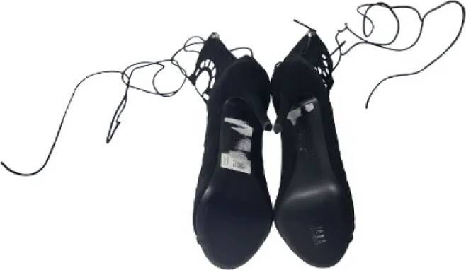 Giuseppe Zanotti Pre-owned Suede heels Black Dames