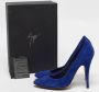 Giuseppe Zanotti Pre-owned Suede heels Blue Dames - Thumbnail 9