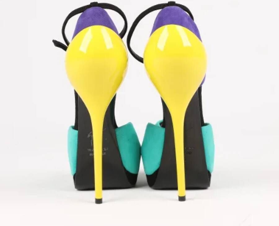 Giuseppe Zanotti Pre-owned Suede heels Multicolor Dames