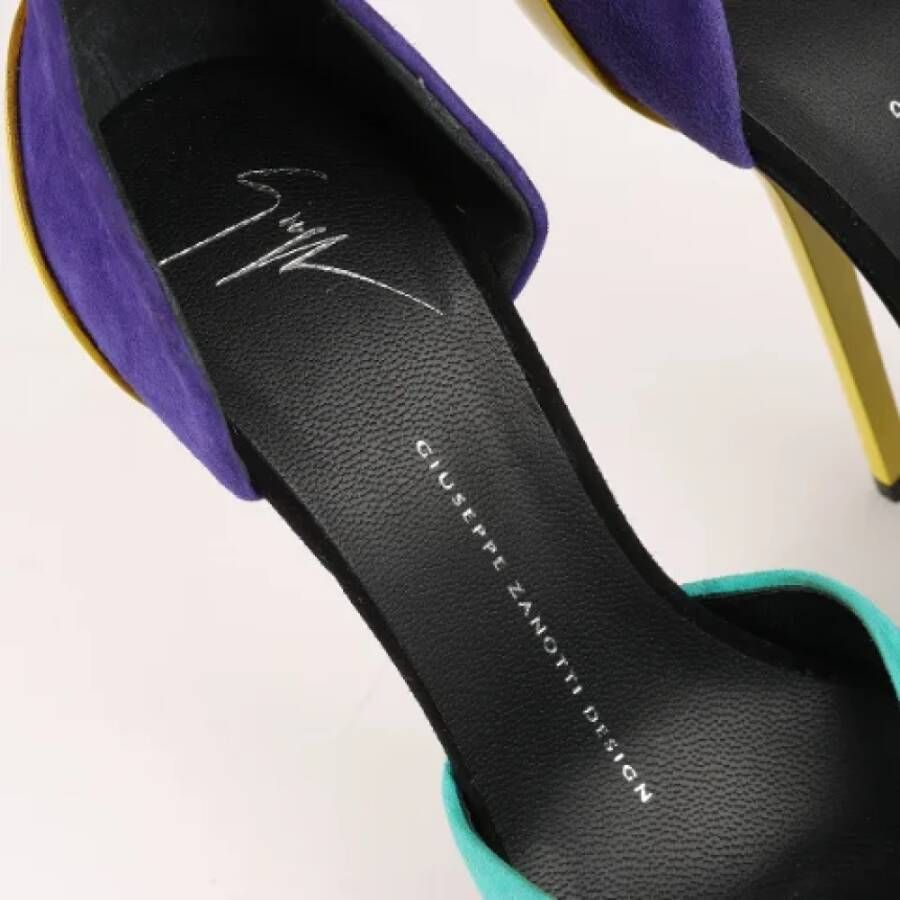 Giuseppe Zanotti Pre-owned Suede heels Multicolor Dames