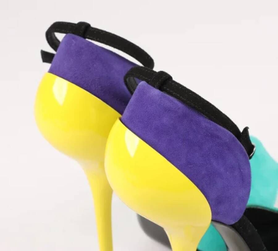 Giuseppe Zanotti Pre-owned Suede heels Multicolor Dames