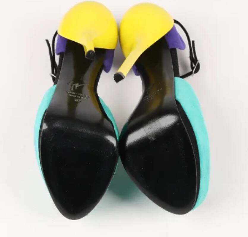 Giuseppe Zanotti Pre-owned Suede heels Multicolor Dames