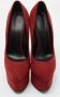 Giuseppe Zanotti Pre-owned Suede heels Red Dames - Thumbnail 3