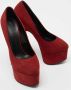 Giuseppe Zanotti Pre-owned Suede heels Red Dames - Thumbnail 4