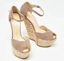 Giuseppe Zanotti Pre-owned Suede sandals Beige Dames - Thumbnail 4