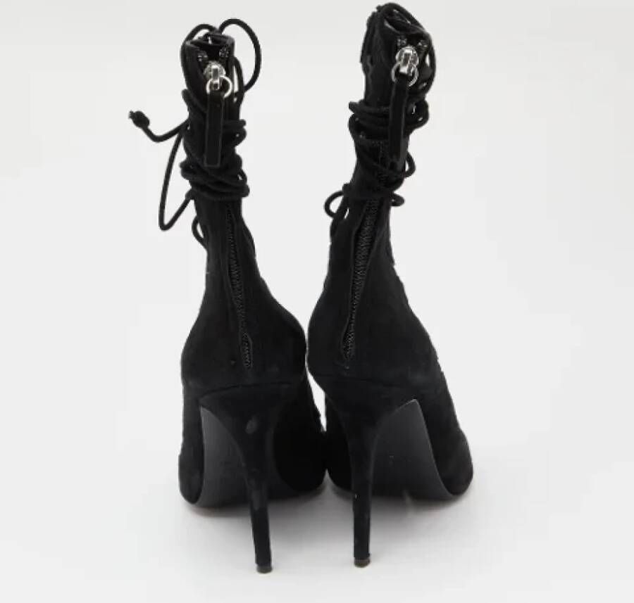 Giuseppe Zanotti Pre-owned Suede sandals Black Dames