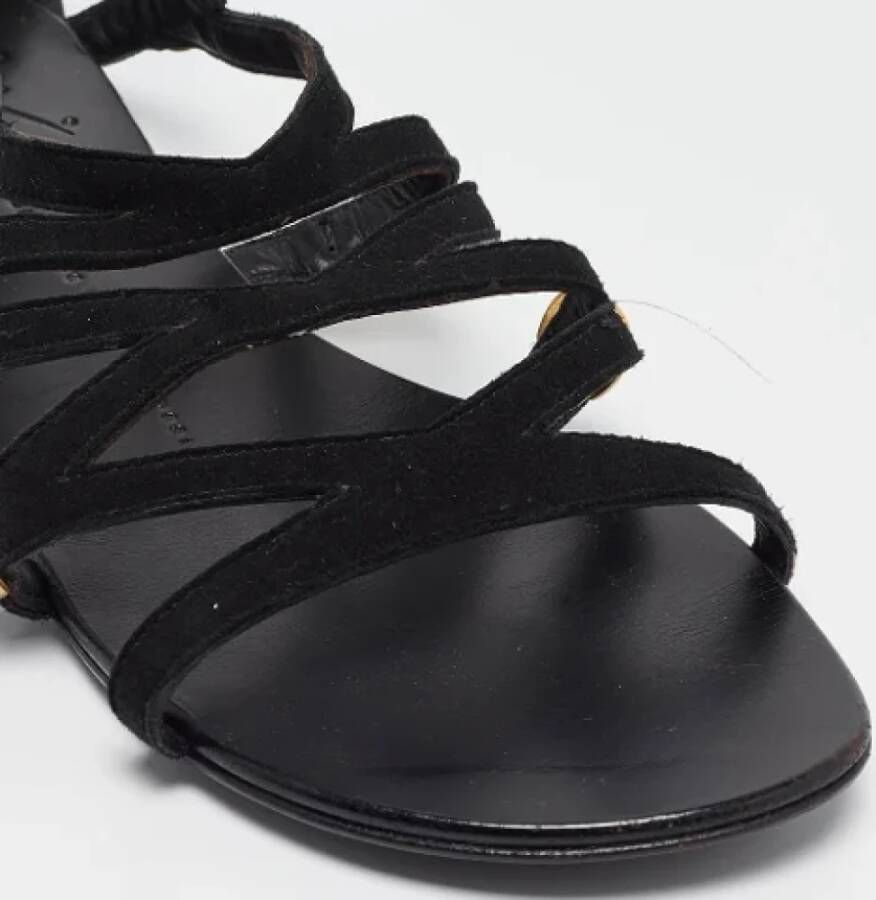 Giuseppe Zanotti Pre-owned Suede sandals Black Dames