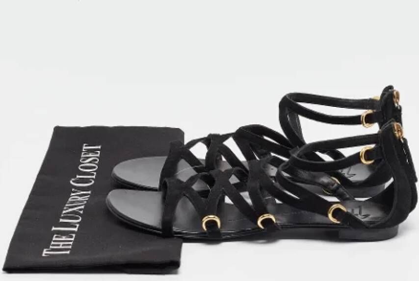 Giuseppe Zanotti Pre-owned Suede sandals Black Dames