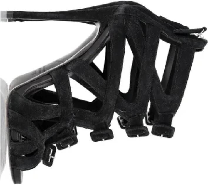 Giuseppe Zanotti Pre-owned Suede sandals Black Dames