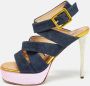 Giuseppe Zanotti Pre-owned Suede sandals Blue Dames - Thumbnail 2