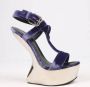 Giuseppe Zanotti Pre-owned Suede sandals Purple Dames - Thumbnail 2