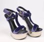 Giuseppe Zanotti Pre-owned Suede sandals Purple Dames - Thumbnail 3