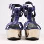 Giuseppe Zanotti Pre-owned Suede sandals Purple Dames - Thumbnail 4