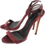 Giuseppe Zanotti Pre-owned Suede sandals Red Dames - Thumbnail 3