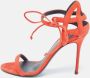 Giuseppe Zanotti Pre-owned Suede sandals Red Dames - Thumbnail 2