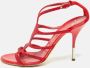 Giuseppe Zanotti Pre-owned Suede sandals Red Dames - Thumbnail 2
