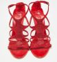 Giuseppe Zanotti Pre-owned Suede sandals Red Dames - Thumbnail 3
