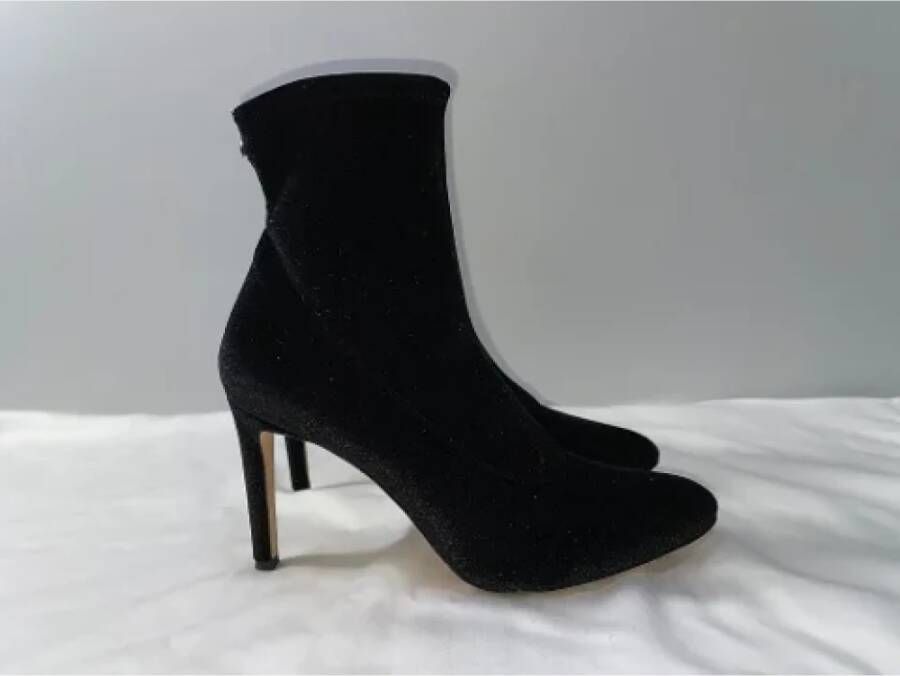 Giuseppe Zanotti Pre-owned Velvet boots Black Dames