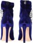 Giuseppe Zanotti Pre-owned Velvet boots Blue Dames - Thumbnail 3