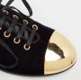 Giuseppe Zanotti Pre-owned Velvet flats Black Dames - Thumbnail 6