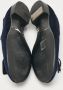 Giuseppe Zanotti Pre-owned Velvet flats Blue Dames - Thumbnail 5