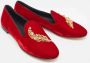 Giuseppe Zanotti Pre-owned Velvet flats Red Dames - Thumbnail 4