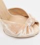 Giuseppe Zanotti Pre-owned Velvet sandals Beige Dames - Thumbnail 7