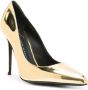 Giuseppe zanotti Gouden Metallic Leren Pumps met Hoge Stiletto Hak Yellow Dames - Thumbnail 3