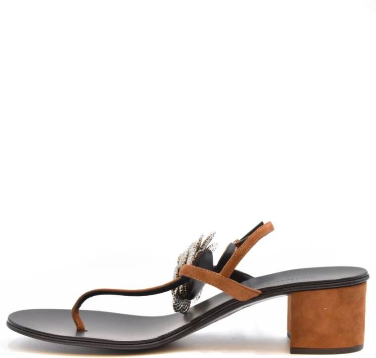 giuseppe zanotti Sandalen met hoge hakken Bruin Dames