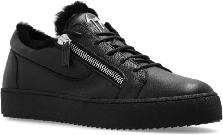 giuseppe zanotti Sneakers met logo Black Heren