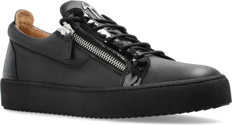 giuseppe zanotti Sneakers met logo Black Heren