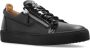 Giuseppe zanotti Sneakers met logo Black Heren - Thumbnail 4