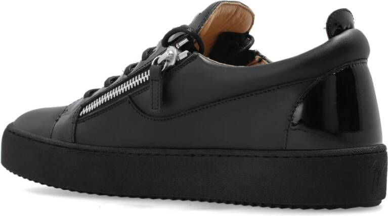 giuseppe zanotti Sneakers met logo Black Heren