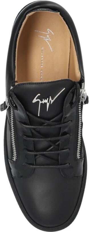 giuseppe zanotti Sneakers met logo Black Heren