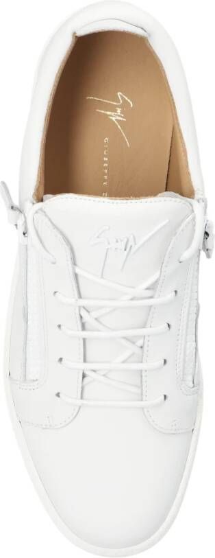 giuseppe zanotti Sneakers met logo White Heren