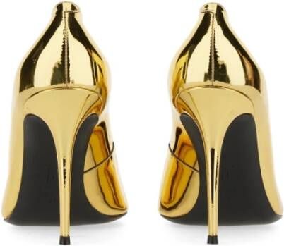 giuseppe zanotti Stijlvolle Décolleté Schoenen Gemaakt in Italië Yellow Dames