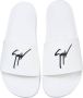 Giuseppe zanotti Teenslippers Sliders White Heren - Thumbnail 2