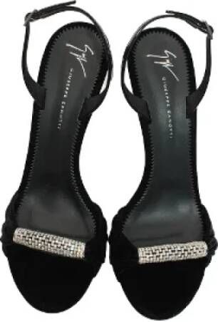 giuseppe zanotti Velvet heels Black Dames