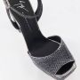 Giuseppe zanotti Nieuwe Betty Leren Vierkanteeus Pumps Gray Dames - Thumbnail 6