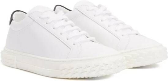 giuseppe zanotti Witte Elegante Gesloten Sneakers White Heren