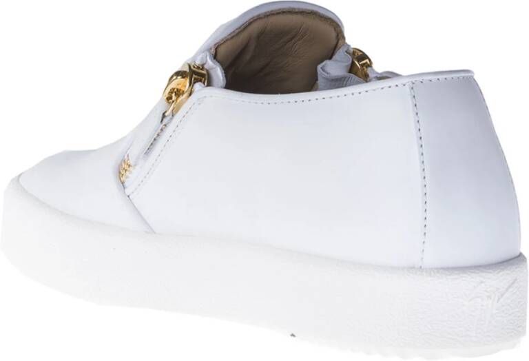 giuseppe zanotti Witte Logoball Sneakers White Dames