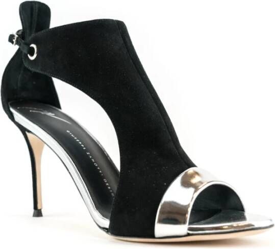 giuseppe zanotti Zilveren Schietschoenen Gray Dames