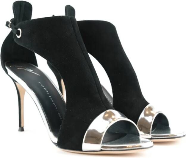 giuseppe zanotti Zilveren Schietschoenen Gray Dames